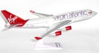 Boeing 747-400 Virgin Atlantic Airways Snap Fit Airliner Collectors Model Scale 1:250 pg